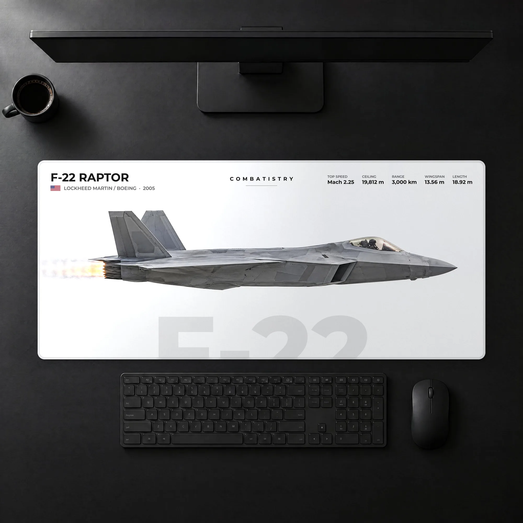 F-22 Raptor Mousepad