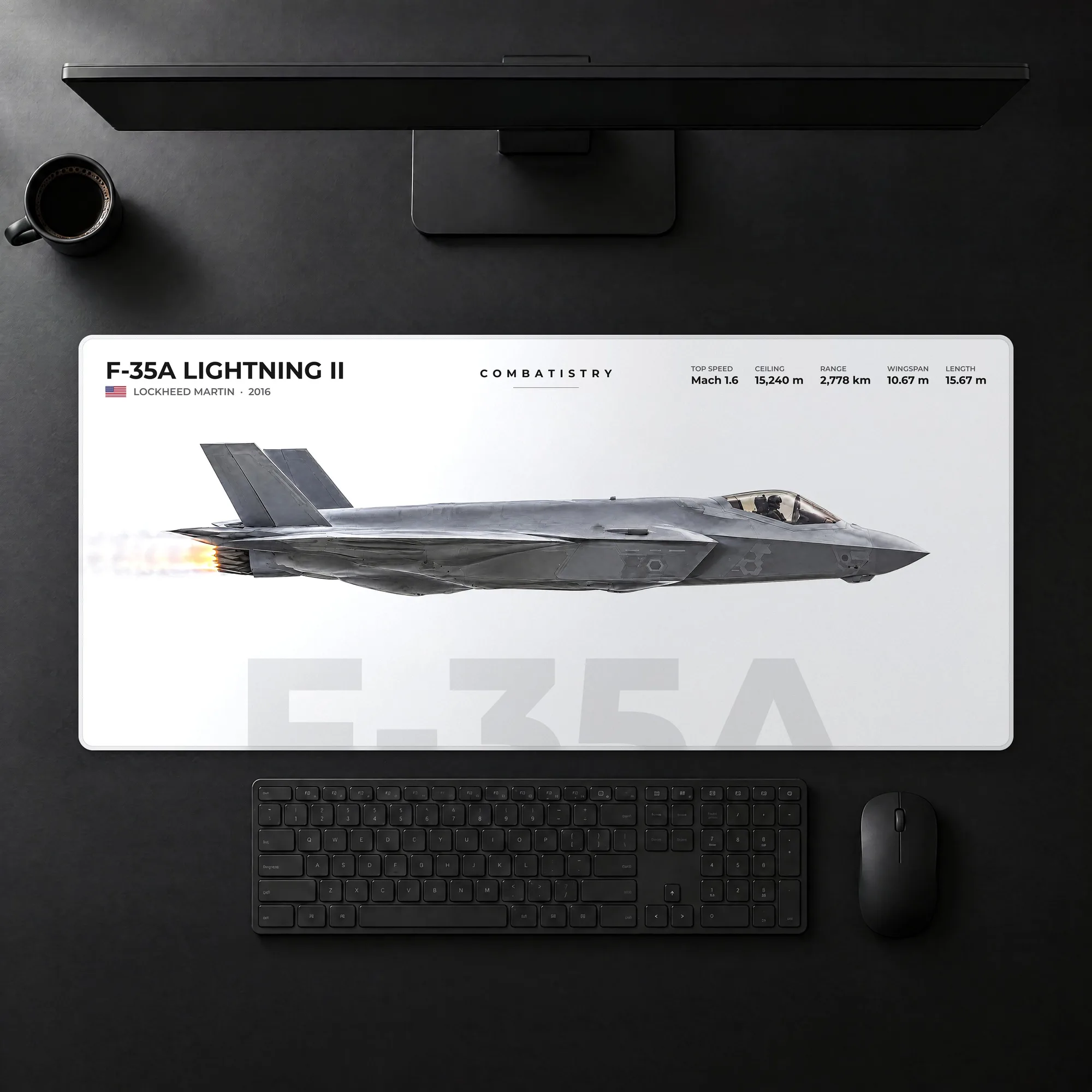 F-35A Lightning II Mousepad