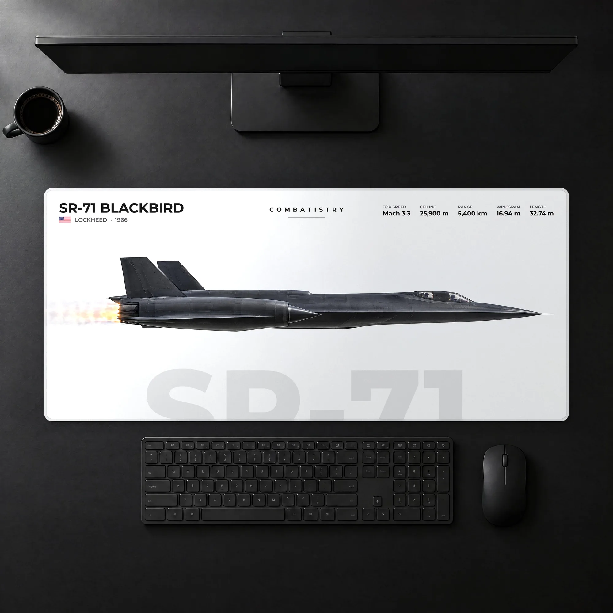SR-71 Blackbird Mousepad